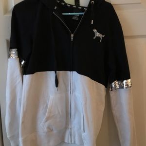 victoria secret zip up jacket